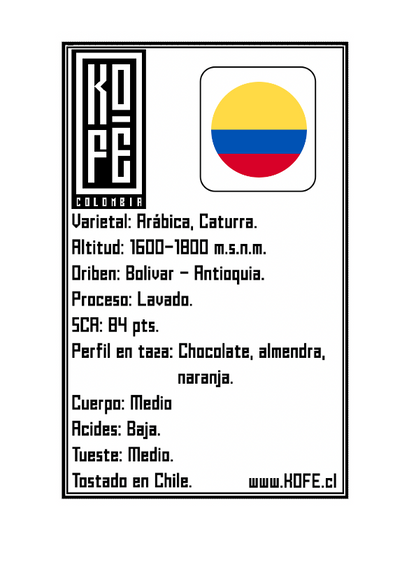 Colombia Especialidad 250 g