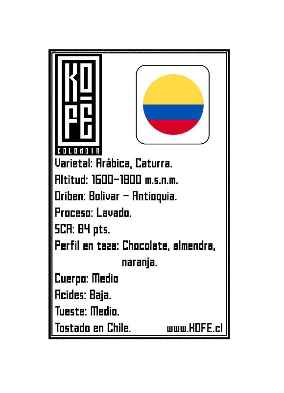 Colombia Especialidad 1 Kg